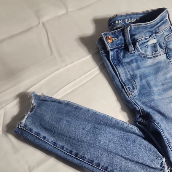 American Eagle Women's High Rise Jeggings EUC - Picture 5 of 9